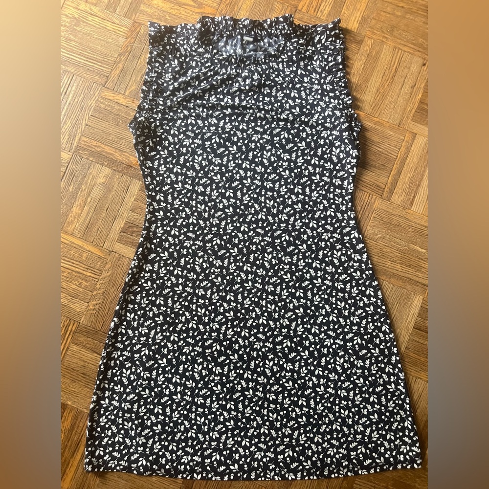 Tommy Hilfiger Navy and White Mini Dress